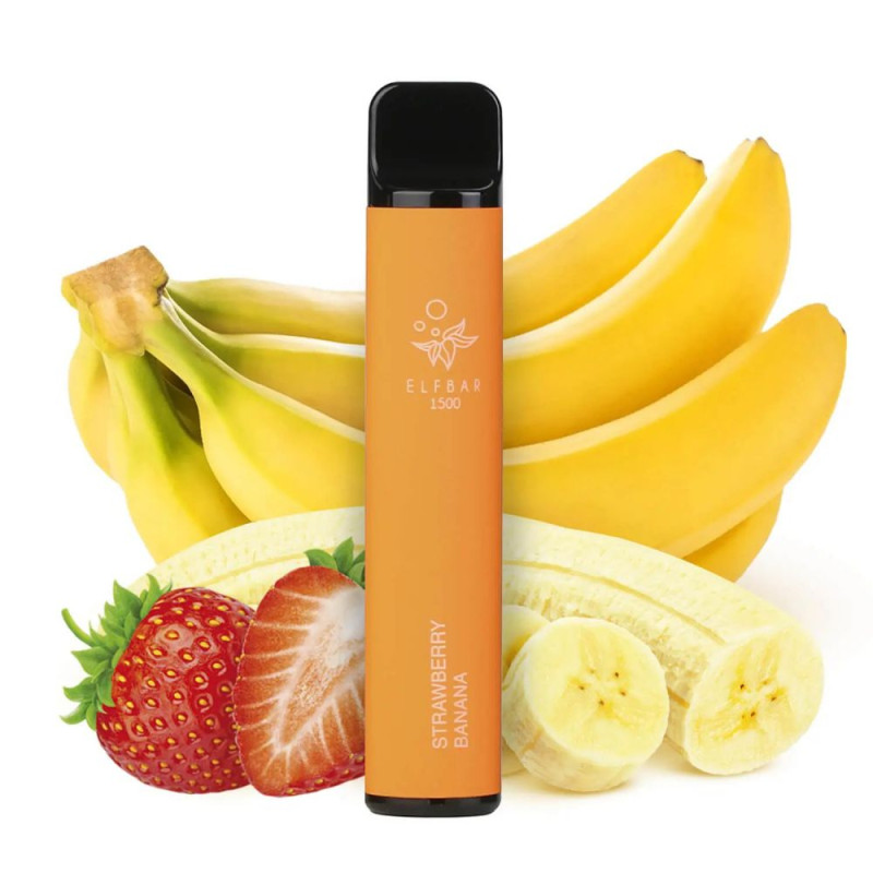 ELF BAR 1500 Strawberry Banana 5% (...