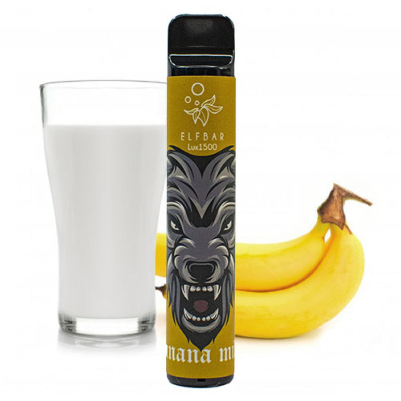 ELF BAR LUX 1500 BANANA WITH MILK 5...