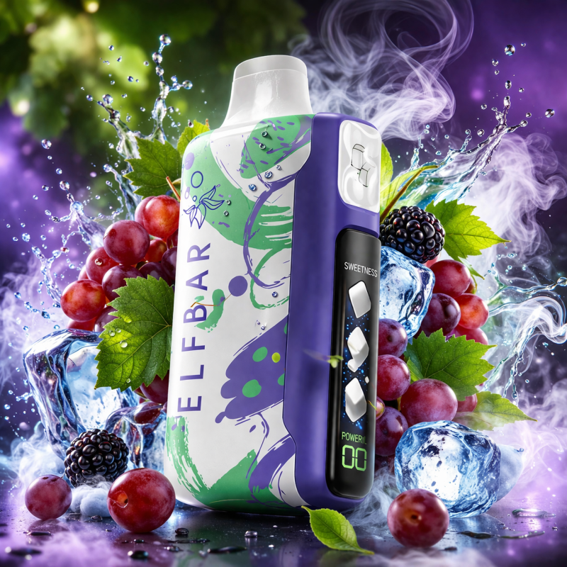 Elf Ice 30000 Grape Ice(Виноград Лід)        