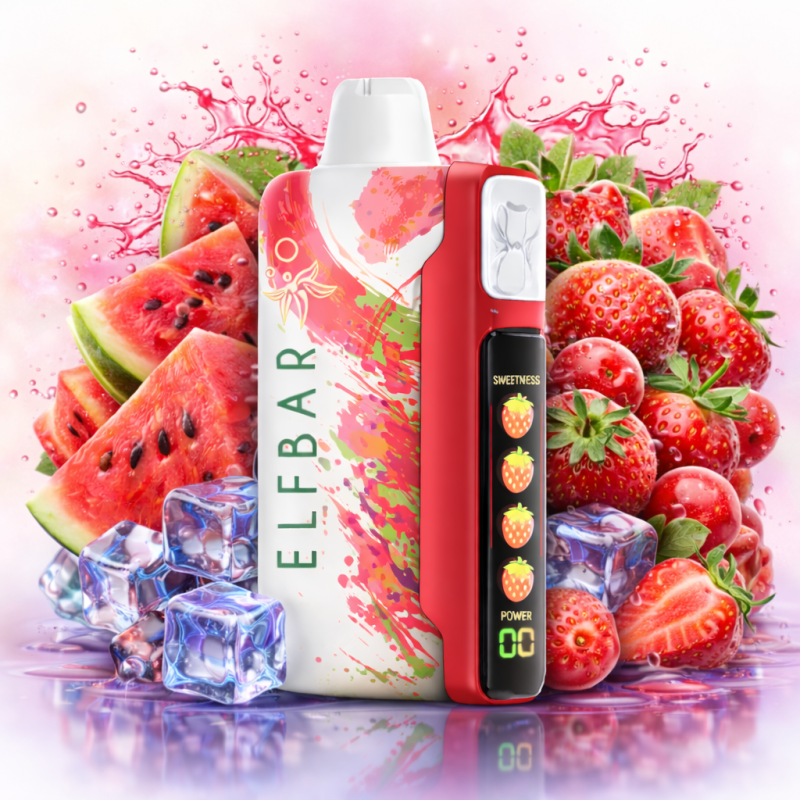 Парілка KING 30000 ICE (Strawberrry Watermelon)