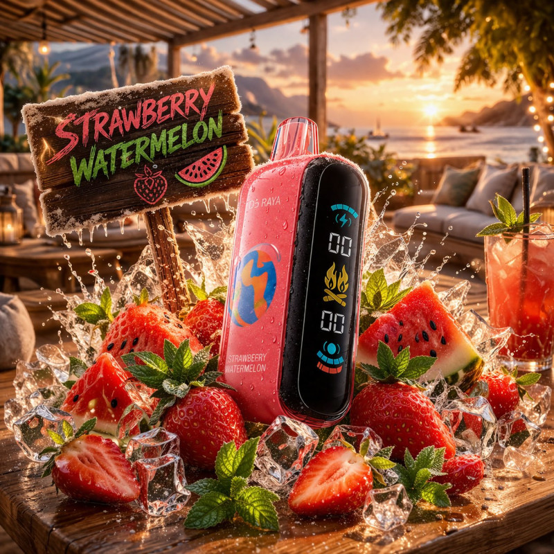 ЕЛЬФ Д3 25000 Strawberrry Watermelon 	