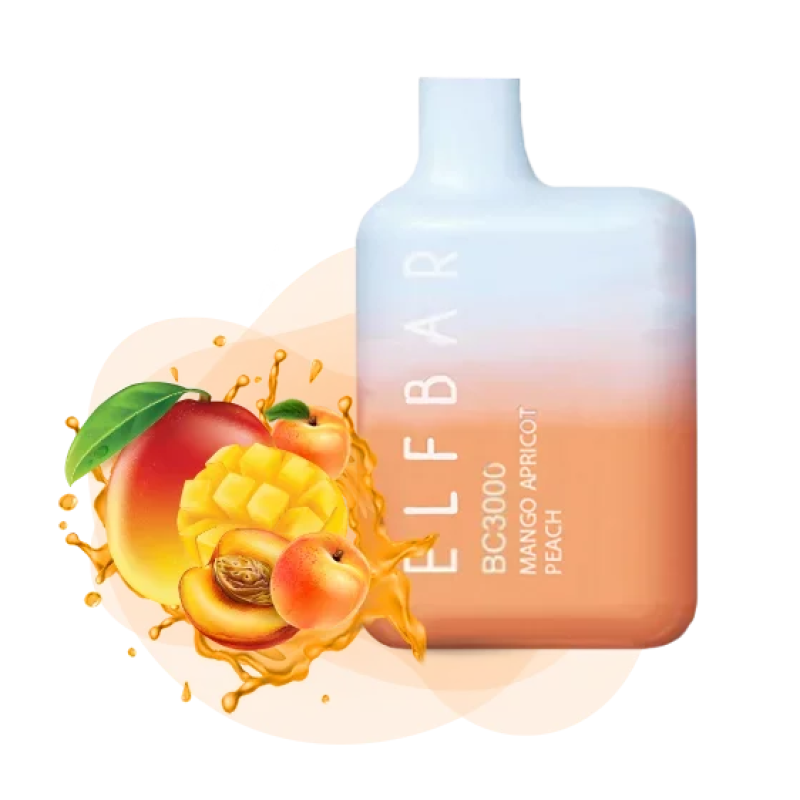 Elf Bar BC5000 5% Mango Peach (манго персик) Перезаряжаемый