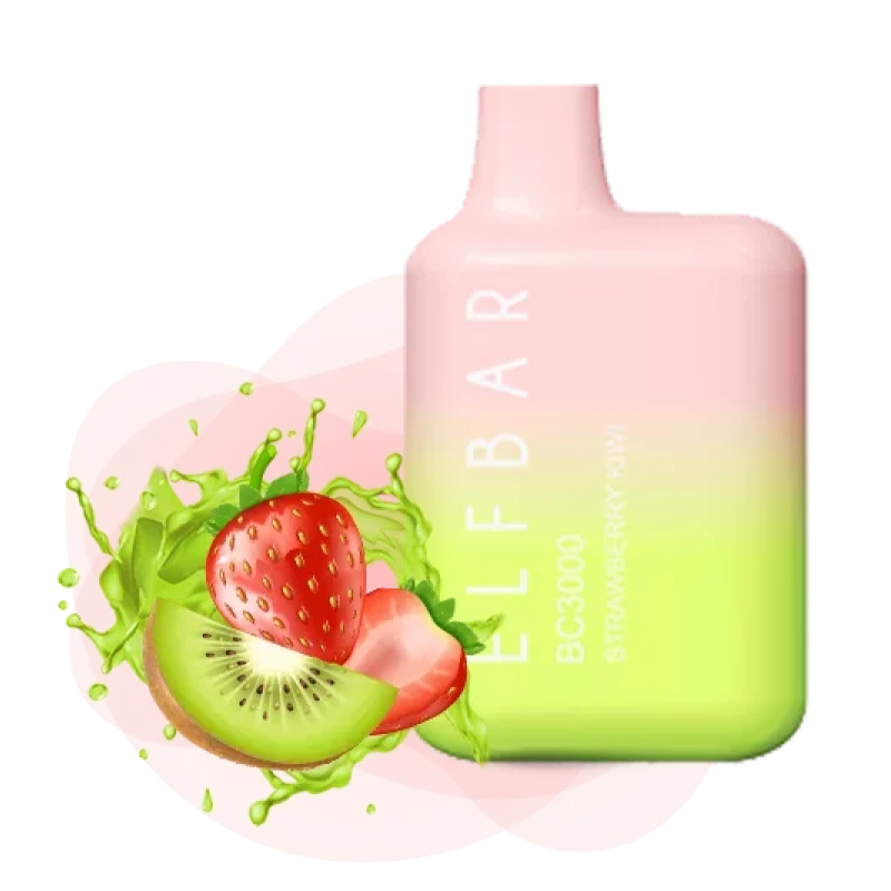 Elf Bar BC3000 5% Strawberry Kiwi (клубника киви) Перезаряжаемый
