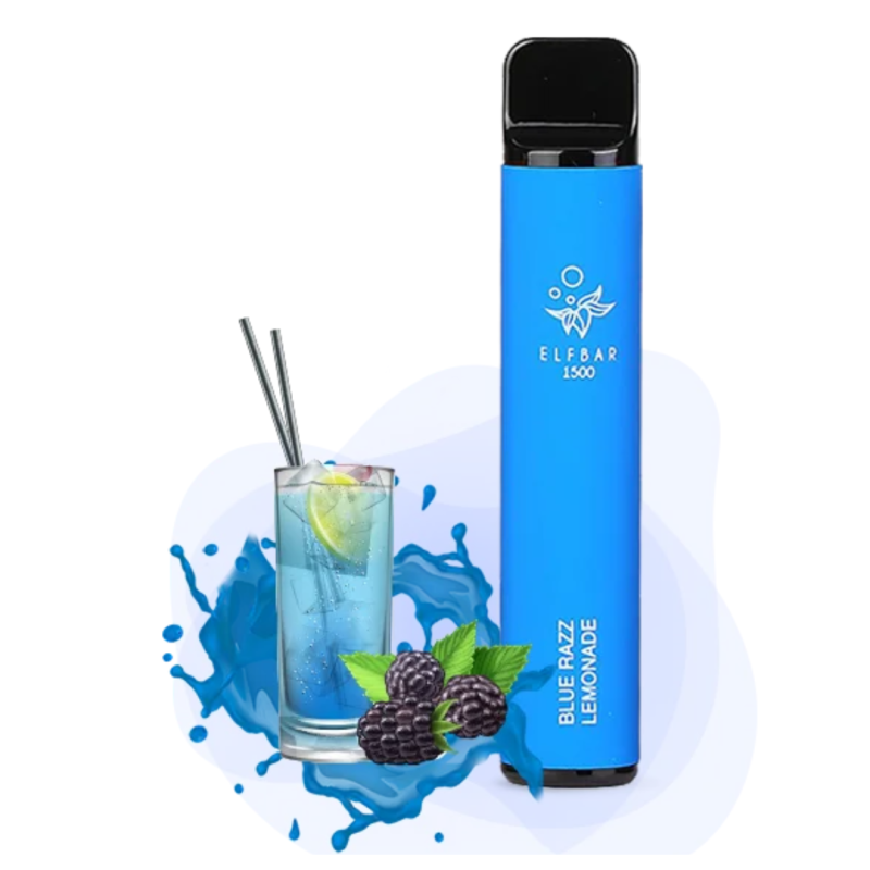 Одноразка Elf Bar Blue Razz Lemonade Ultra (Ягодный Лимонад) 1500