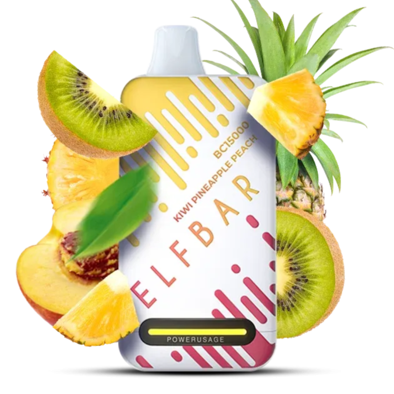 Elf Bar BC15000 Kiwi Pineapple Peach (Киви, Ананас, Персик)
