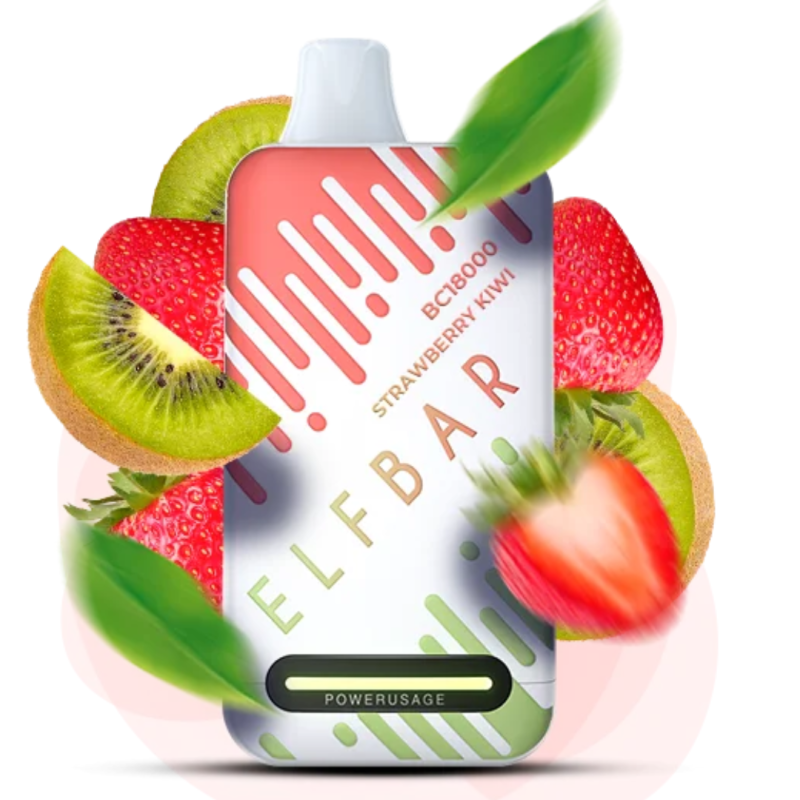 Эльф Бар 18000 Strawberry and Kiwi