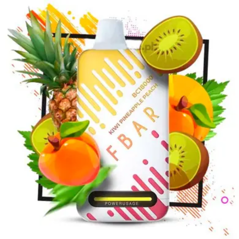 Elf Bar 18000 Kiwi, Pineapple, Peach (Киви, Ананас, Персик)