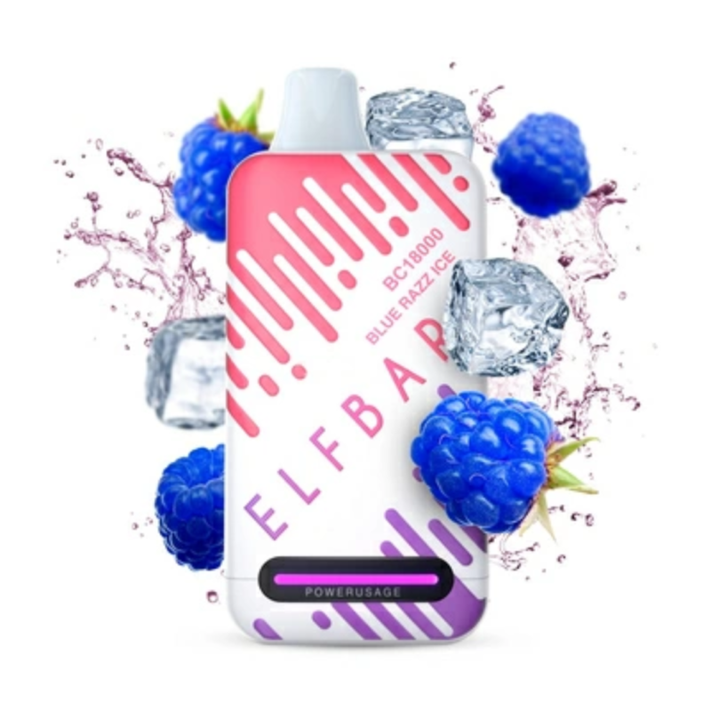 Эльф Бар 18000 Blue Raspberry Ice