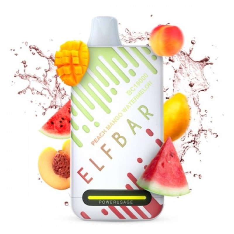 Эльф Бар 18000 Peach Mango Watermelon (Персик Манго Арбуз)