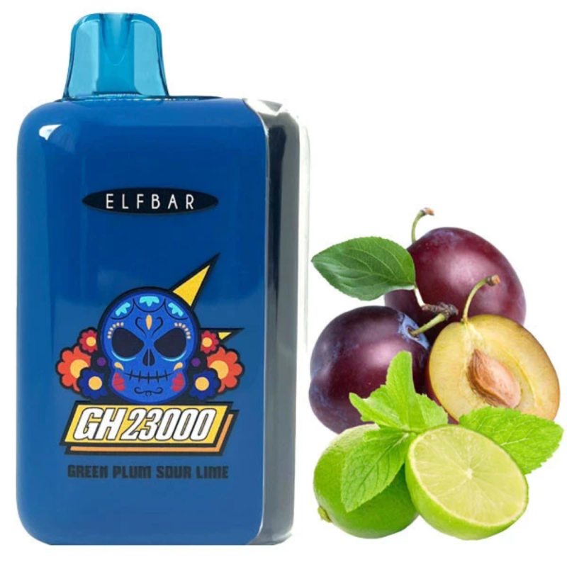 Elf Bar GH 23000 Зеленая слива кислый лайм