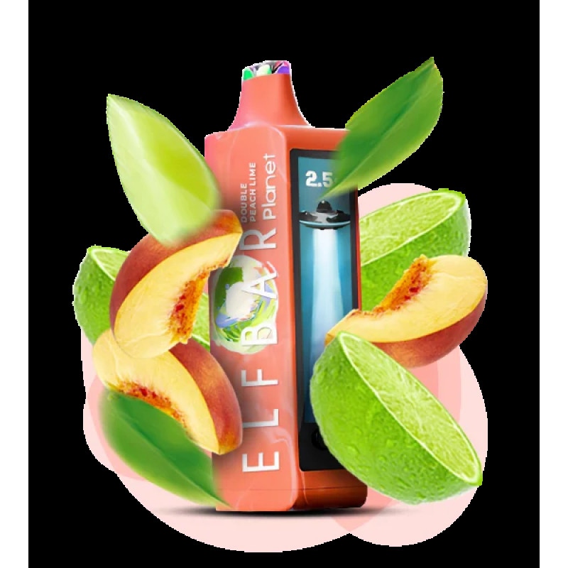 Elf Bar Planet 25000 Double Peach Lime