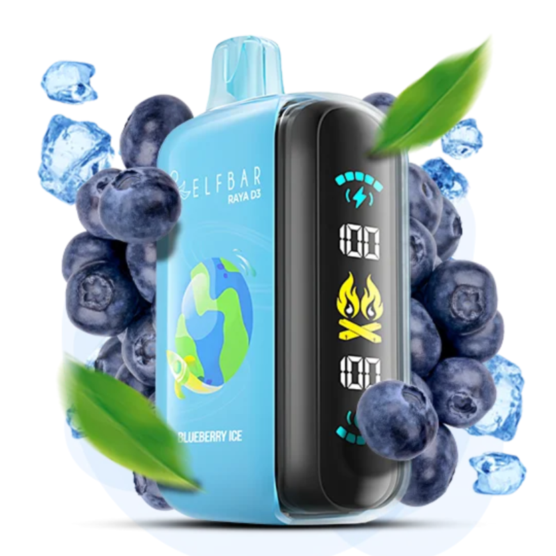 Эльф бар 25000 Blueberry Ice (Черника со льдом)