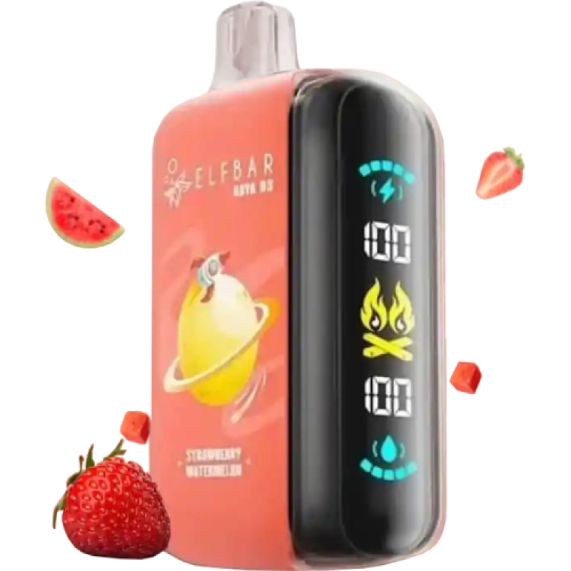 ElfBar Raya D3 25000 Strawberry Watermelon (клубника арбуз)