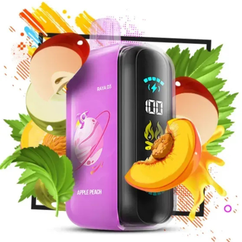 Elf Bar Raya D3 25000 - Apple Peach (Яблоко Персик)