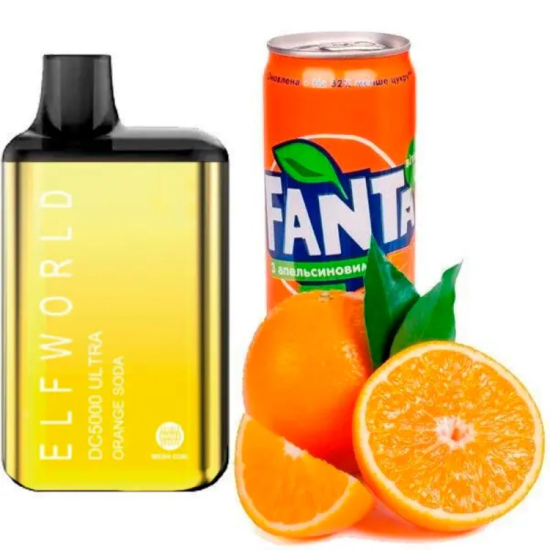 Эльф Бар 5000 Orange Soda - Апельсиновая газировка