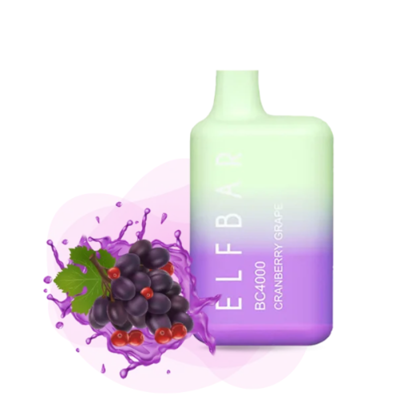 Ельфбар BC 4000 Cranberry Grape (Клюква виноград)