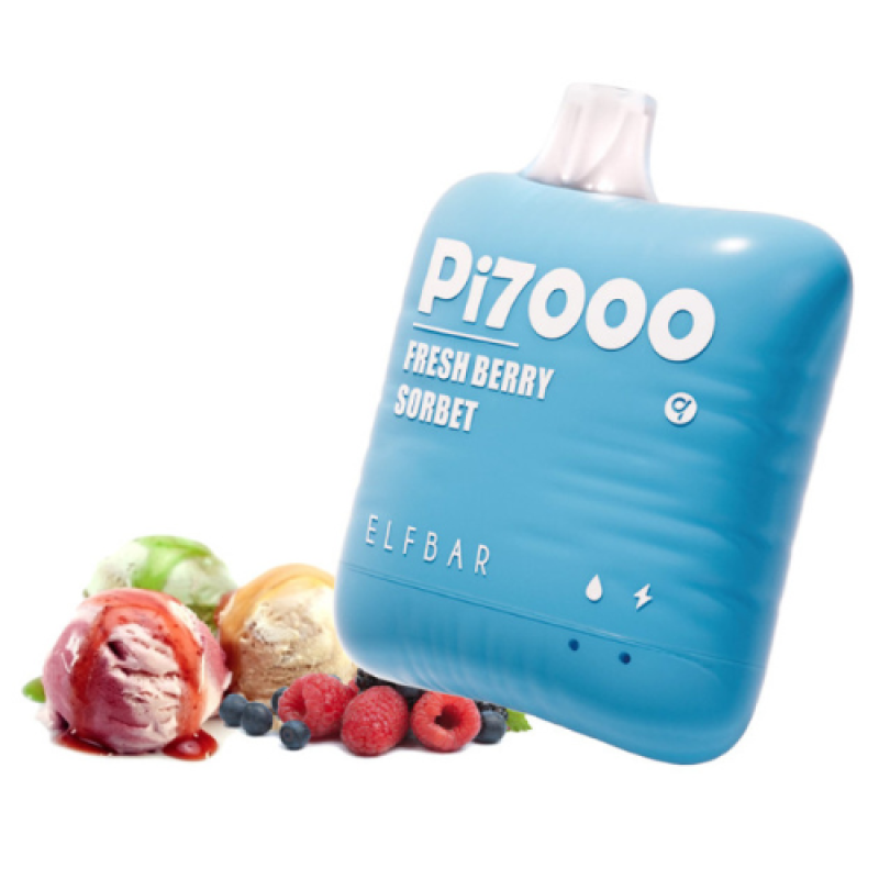 Elf Bar PI7000 5% Fresh Berry Sorbet (Ягодное мороженое)