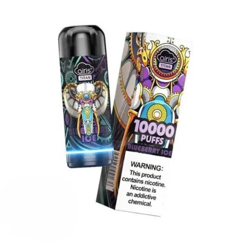Одноразка Airis Titan 10000 Blueberry ice (Черника Лед)