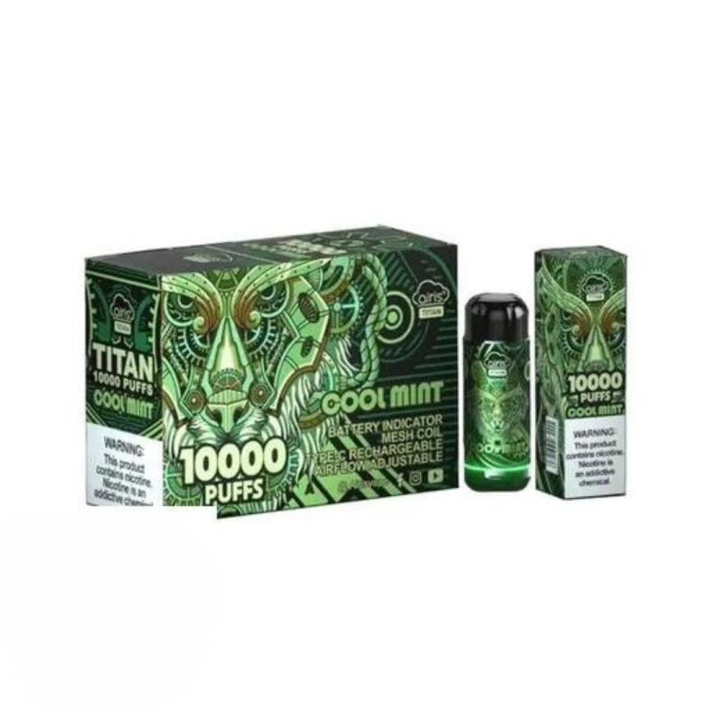 Elf Bar Airis Titan 10000 Cool mint (Прохладная мята)