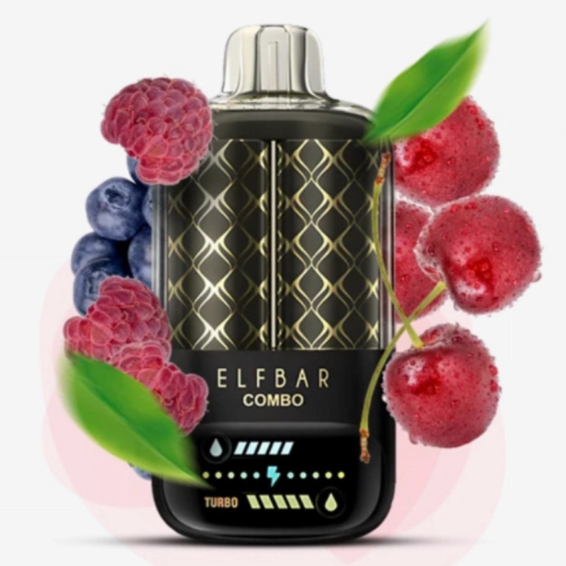 Elf Bar Combo 25000 Blueberry Sour Raspberry and Cherry (Черника Кисла Малина и Вишня)
