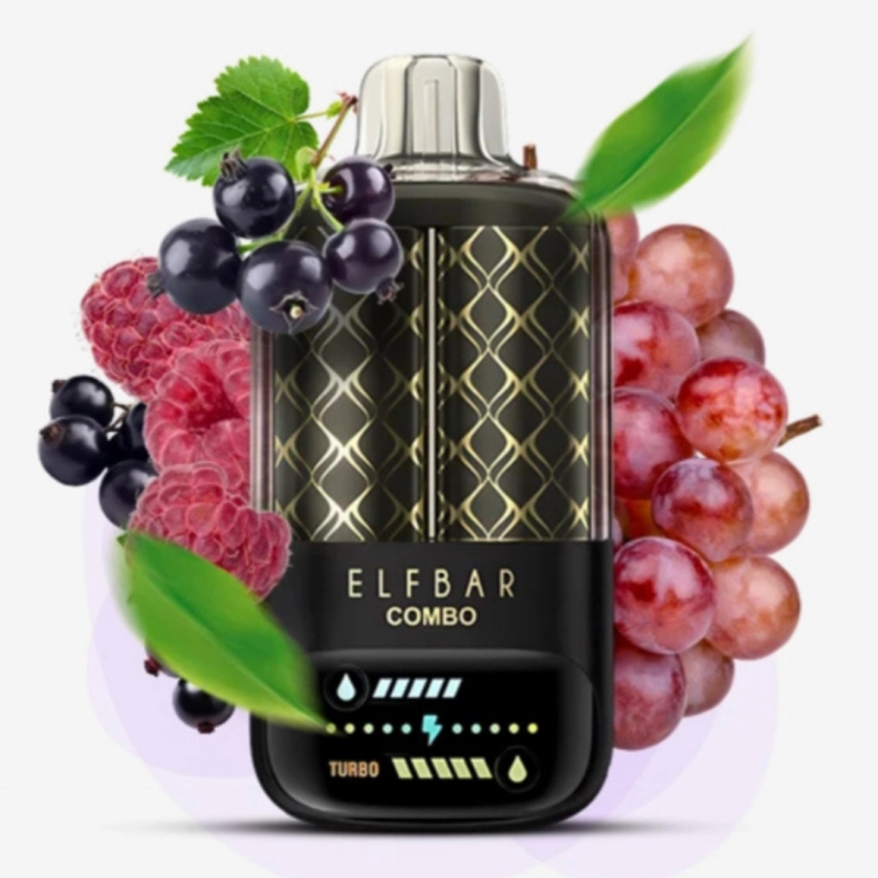 Elf Bar Combo 25000 Blackcurrant Raspberry and Grape