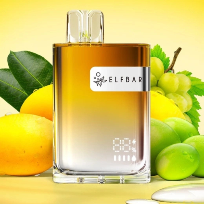 Одноразка CR8000 Mango Green Grape (Elf Bar Манго Зеленый виноград)
