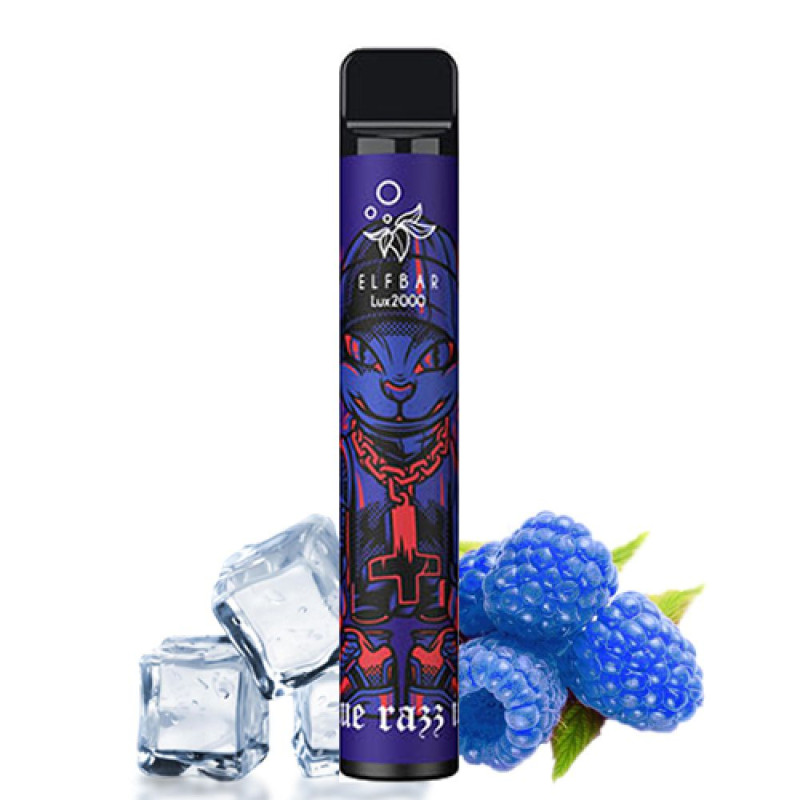 Одноразовая pod-система Elf Bar 1200 mAh‌ 2000 Puff Blue Razz Ice Lux 5%