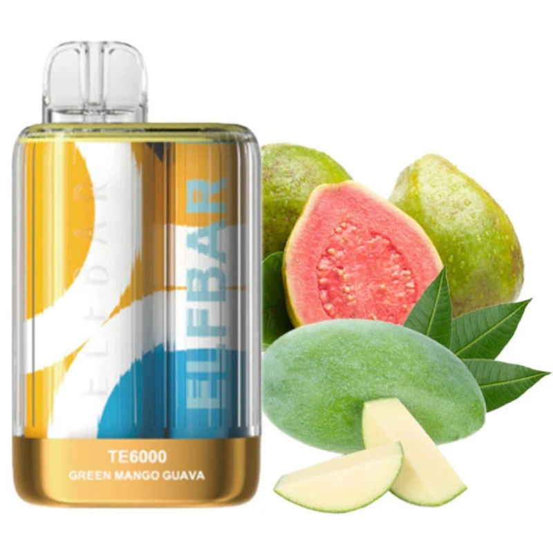 Elf Bar TE6000 Green Mango Guava (Зеленое Манго Гуава)