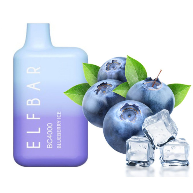 Ельфбар 4000 Черника - Blueberry Ice