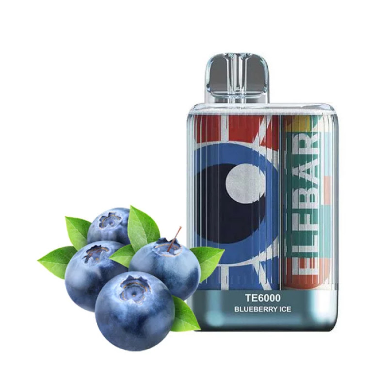 Эльф Бар ТЕ 6000 Delicious Blueberry Ice